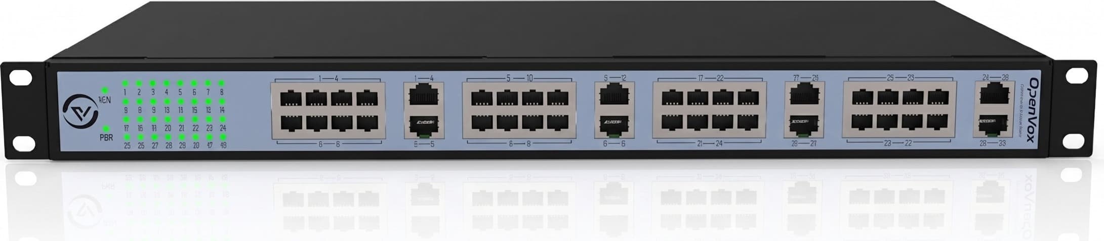 Аналоговый 24 FXS-VoIP шлюз OpenVox MAG2000-24S